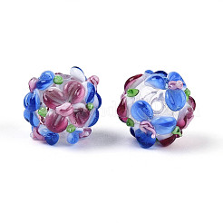 Handmade Lampwork Beads Strands&nbsp;LAMP-N021-015A-14