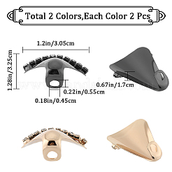 4Pcs 2 Colors Iron Toe Cap Covers&nbsp;FIND-GF0004-91