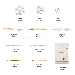 DIY Imitation Pearl Hair Bobby Pins Making Kits&nbsp;DIY-LS0003-57