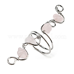 Natural Mixed Gemstone Chips Finger Ring&nbsp;G-Q1002-09P
