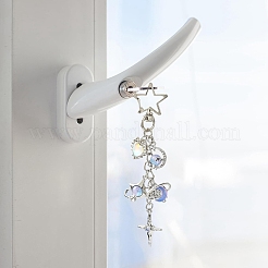 Iron & Alloy Resin Pendant Decorations&nbsp;HJEW-YW00515