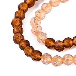 Transparent Glass Beads Strands&nbsp;GLAA-N074-01A-17