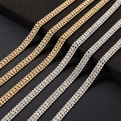 4 Yards 2 Colors Rhinestone Cup Chains&nbsp;FIND-CD0001-17