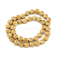 Electroplate Synthetic Non-magnetic Hematite Beads Strands&nbsp;G-I317-01E
