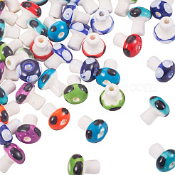 50Pcs Handmade Porcelain Beads&nbsp;PORC-TA0001-17