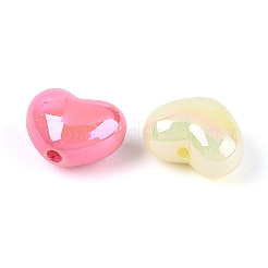Luminous UV Plating Opaque Acrylic Beads&nbsp;OACR-N154-02A-01