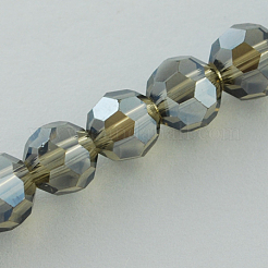 Electroplate Glass Bead Strands&nbsp;EGLA-R015-8mm-M