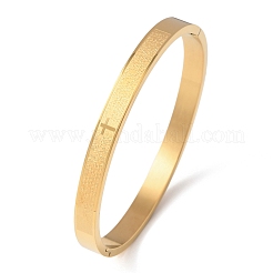 304 Stainless Steel Hinged Bangles for Women&nbsp;BJEW-B161-10G