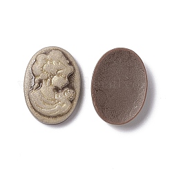 Cameos Opaque Resin Cabochons&nbsp;X-RESI-C016-01A