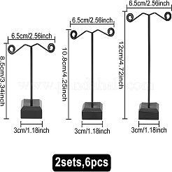 Acrylic Earring Display Stand Sets&nbsp;EDIS-WH0005-12