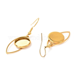 201 Stainless Steel Earring Hooks&nbsp;STAS-C030-22G