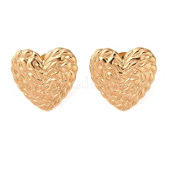 Ion Plating(IP) 304 Stainless Steel Stud Earrings for Women&nbsp;EJEW-L272-035G