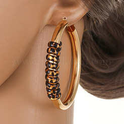 Iron Hoop Earrings&nbsp;FS-WG6D5AB-01