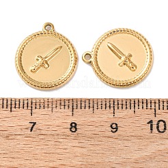 304 Stainless Steel Pendants&nbsp;STAS-P432-01B-G