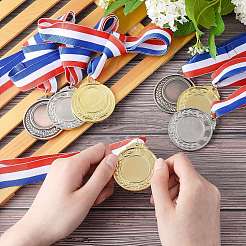 Sports Medal Zinc Alloy Pendant Cabochon Settings&nbsp;PALLOY-GA0001-05