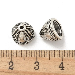 Tibetan Style Alloy Bead Cone&nbsp;TIBE-P003-72AS