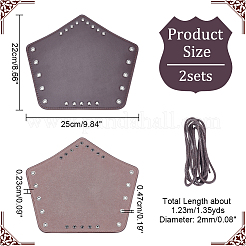 Adjustable PU Leather Cord Bracelets&nbsp;AJEW-WH0250-75A