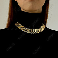 Alloy Panther Chain Choker Necklaces for Women&nbsp;FS-WGFF71B-02