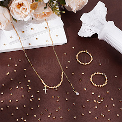 200Pcs Textured Brass Beads&nbsp;KK-UN0005-80G