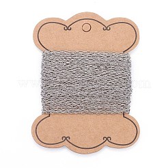 Tarnish Resistant 304 Stainless Steel Cable Chains&nbsp;CHS-L024-013B