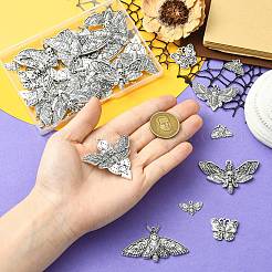 35Pcs 7 Styles Tibetan Style Alloy Pendants&nbsp;FIND-CJ0005-58