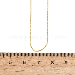 0.8MM Brass Box Chain Adjustable Slider Necklaces&nbsp;KK-H533-09B-G