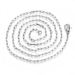 Brass Paperclip Chains&nbsp;MAK-S072-09A-P