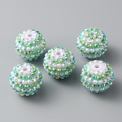 Resin Rhinestone Beads&nbsp;RESI-TAC0004-28E