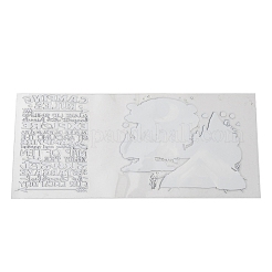 Clear Film Rub on Transfer Stickers for Glass Cups&nbsp;STIC-P009-F02