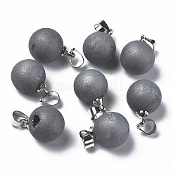 Natural Agate Charms&nbsp;G-Q998-036B