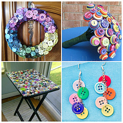 4-Hole Resin Buttons&nbsp;RESI-TA0004-11B-03