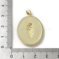 Brass Pave Shell Pendants&nbsp;KK-I708-16D-G