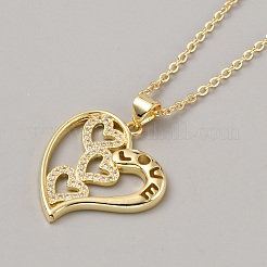 Brass Jewelry Set with Cubic Zirconia&nbsp;SJEW-F223-03