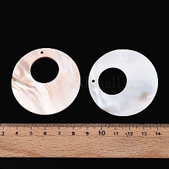Natural Freshwater Shell Pendants&nbsp;SHEL-T020-46