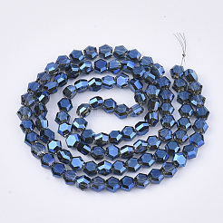 Electroplate Glass Beads Strands&nbsp;EGLA-T018-03