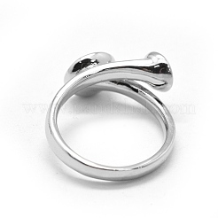 Brass Finger Cup Peg Ring Settings&nbsp;KK-L184-55P