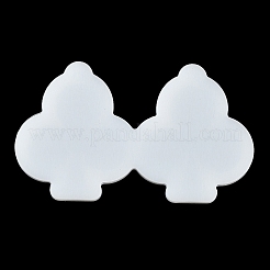 4Pcs 4 Style Playing Card DIY Pendant Silicone Molds Set&nbsp;DIY-A046-01