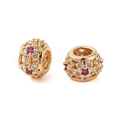Sakura Cherry Blossom Flower Hollowed European Beads&nbsp;KK-B100-019G