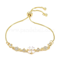 Alloy Rhinestone Slider Bracelets&nbsp;BJEW-A156-06G