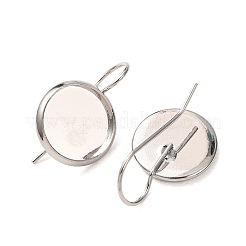 Brass Earring Hooks&nbsp;KK-H298-03P