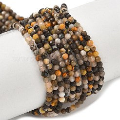 Natural Bumblebee Jasper Beads Strands&nbsp;G-D306-A08-2mm