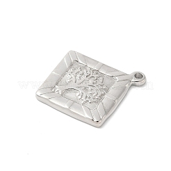 304 Stainless Steel Pendants&nbsp;STAS-L022-041P