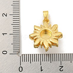 Rack Plating Brass Cubic Zirconia Pendants&nbsp;KK-H476-11G