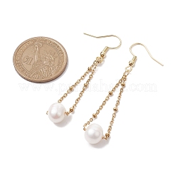 Natural Cultured Freshwater Pearl Dangle Earrings&nbsp;EJEW-JE05936-02