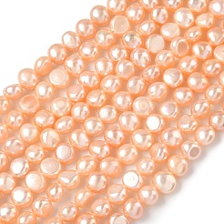 Natural Cultured Freshwater Pearl Beads Strands&nbsp;PEAR-C004-07