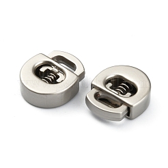 Alloy Spring Cord Locks&nbsp;FIND-WH0110-063MP