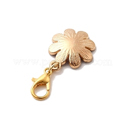 Alloy Enamel Flower Pendant Decorations&nbsp;HJEW-JM04325