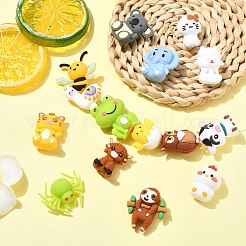 15Pcs 15 Styles Animal Food Grade Silicone Focal Beads&nbsp;SIL-CJ0002-74
