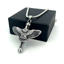 Vintage Hip Hop 304 Stainless Steel Eagle Pendant Necklaces for Men Women&nbsp;ZO0098