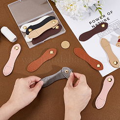 12Pcs 6 Colors Imitation Leather Buckles&nbsp;DIY-HY0003-25
